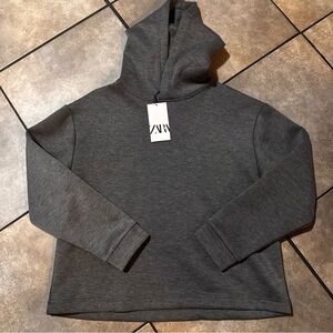 Zara Charcoal Gray Hoodie